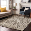 Piper Looms Mayfield Swirls AMF1038 Ivory Machine Washable Area Rug Lifestyle Image Feature
