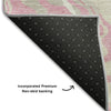 Piper Looms Mayfield Swirls AMF1038 Pink Machine Washable Area Rug Backing Image