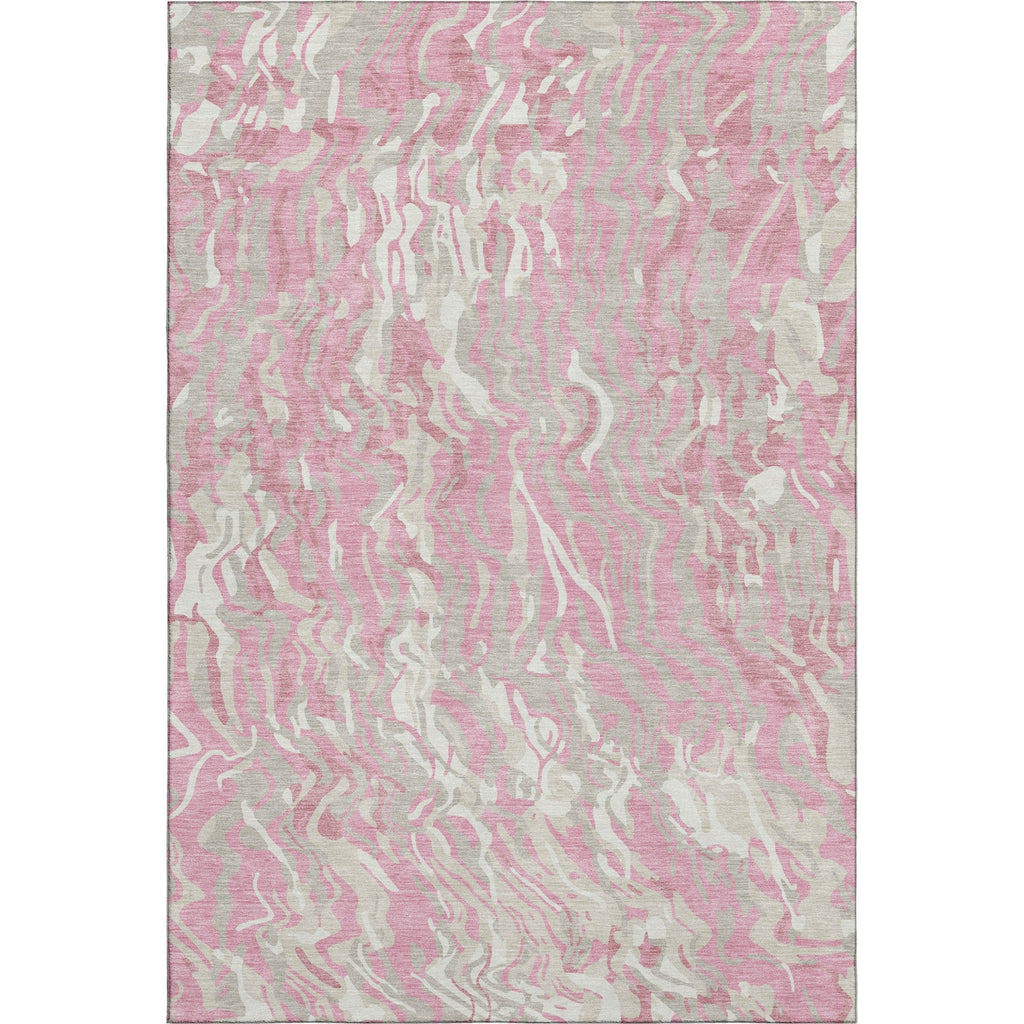 Piper Looms Mayfield Swirls AMF1038 Pink Machine Washable Area Rug main image