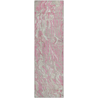 Piper Looms Mayfield Swirls AMF1038 Pink Machine Washable Area Rug Runner Main Image