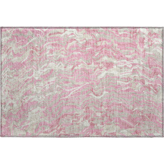 Piper Looms Mayfield Swirls AMF1038 Pink Machine Washable Area Rug Scatter Main Image