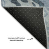 Piper Looms Mayfield Swirls AMF1038 Sky Machine Washable Area Rug Backing Image