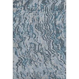 Piper Looms Mayfield Swirls AMF1038 Sky Machine Washable Area Rug main image