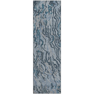 Piper Looms Mayfield Swirls AMF1038 Sky Machine Washable Area Rug Runner Main Image