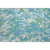 Piper Looms Mayfield Swirls AMF1038 Teal Machine Washable Area Rug Scatter Main Image