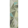 Piper Looms Mayfield Geometric AMF1039 Aloe Machine Washable Area Rug Runner Main Image