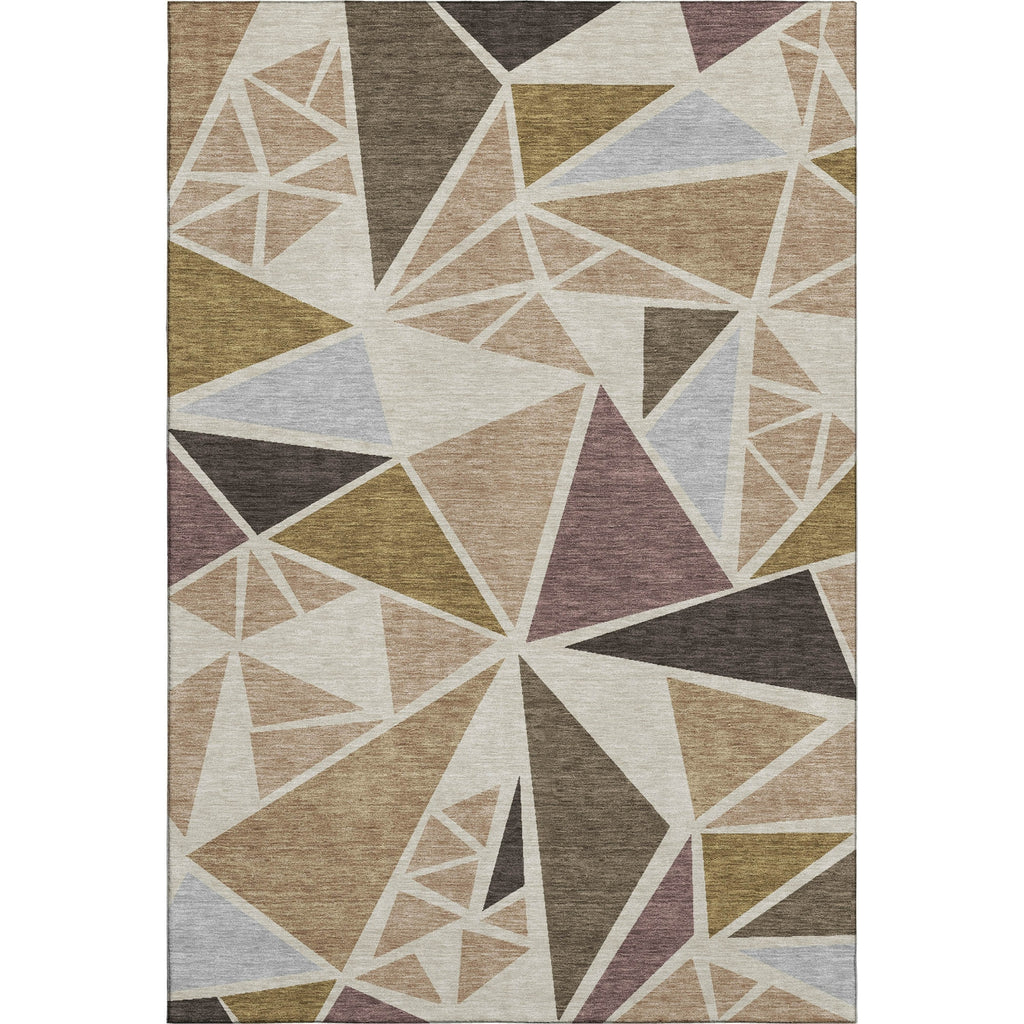Piper Looms Mayfield Geometric AMF1039 Beige Machine Washable Area Rug main image