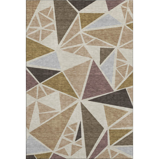 Piper Looms Mayfield Geometric AMF1039 Beige Machine Washable Area Rug main image