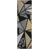 Piper Looms Mayfield Geometric AMF1039 Black Machine Washable Area Rug Runner Main Image
