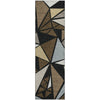 Piper Looms Mayfield Geometric AMF1039 Brown Machine Washable Area Rug Runner Main Image