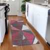 Piper Looms Mayfield Geometric AMF1039 Burgundy Machine Washable Area Rug Runner Lifestyle Image Feature