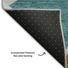 Piper Looms Mayfield Geometric AMF1039 Gray Machine Washable Area Rug Backing Image