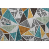 Piper Looms Mayfield Geometric AMF1039 Gray Machine Washable Area Rug Scatter Main Image