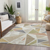 Piper Looms Mayfield Geometric AMF1039 Ivory Machine Washable Area Rug Lifestyle Image Feature