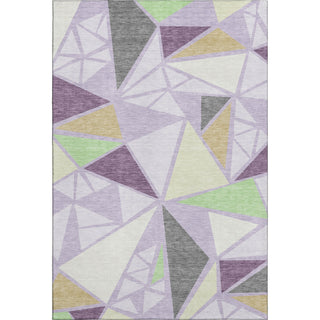 Piper Looms Mayfield Geometric AMF1039 Lavender Machine Washable Area Rug main image