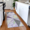 Piper Looms Mayfield Geometric AMF1039 Lavender Machine Washable Area Rug Runner Lifestyle Image Feature