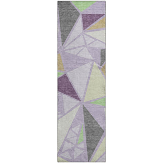Piper Looms Mayfield Geometric AMF1039 Lavender Machine Washable Area Rug Runner Main Image