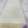 Piper Looms Mayfield Geometric AMF1039 Lavender Machine Washable Area Rug Swatch Image