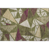 Piper Looms Mayfield Geometric AMF1039 Olive Machine Washable Area Rug Scatter Main Image