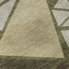 Piper Looms Mayfield Geometric AMF1039 Olive Machine Washable Area Rug Swatch Image