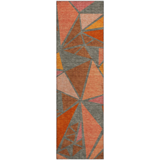 Piper Looms Mayfield Geometric AMF1039 Rust Machine Washable Area Rug Runner Main Image