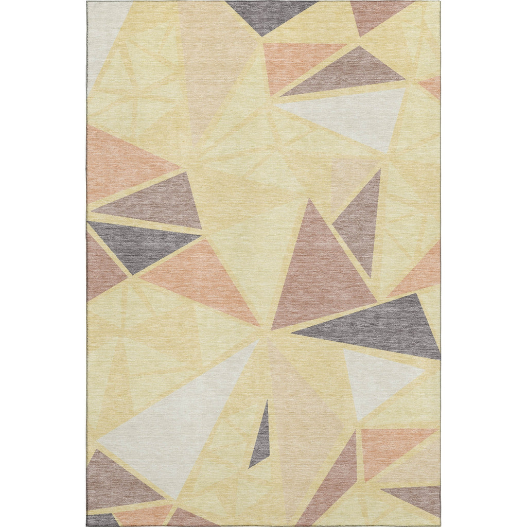 Piper Looms Mayfield Geometric AMF1039 Wheat Machine Washable Area Rug main image