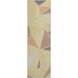 Piper Looms Mayfield Geometric AMF1039 Wheat Machine Washable Area Rug Runner Main Image