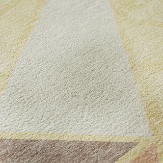 Piper Looms Mayfield Geometric AMF1039 Wheat Machine Washable Area Rug Swatch Image