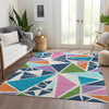 Piper Looms Mayfield Geometric AMF1039 White Machine Washable Area Rug Lifestyle Image Feature