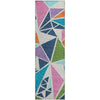Piper Looms Mayfield Geometric AMF1039 White Machine Washable Area Rug Runner Main Image
