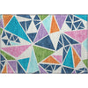 Piper Looms Mayfield Geometric AMF1039 White Machine Washable Area Rug Scatter Main Image