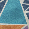 Piper Looms Mayfield Geometric AMF1039 White Machine Washable Area Rug Swatch Image