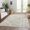 Piper Looms Mayfield Geometric AMF1040 Beige Machine Washable Area Rug Lifestyle Image Feature