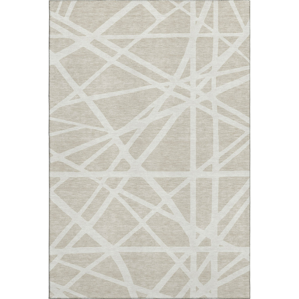 Piper Looms Mayfield Geometric AMF1040 Beige Machine Washable Area Rug main image