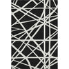 Piper Looms Mayfield Geometric AMF1040 Black Machine Washable Area Rug main image