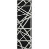 Piper Looms Mayfield Geometric AMF1040 Black Machine Washable Area Rug Runner Main Image