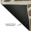 Piper Looms Mayfield Geometric AMF1040 Brown Machine Washable Area Rug Backing Image