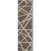 Piper Looms Mayfield Geometric AMF1040 Brown Machine Washable Area Rug Runner Main Image
