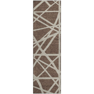 Piper Looms Mayfield Geometric AMF1040 Brown Machine Washable Area Rug Runner Main Image