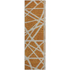 Piper Looms Mayfield Geometric AMF1040 Copper Machine Washable Area Rug Runner Main Image