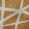 Piper Looms Mayfield Geometric AMF1040 Copper Machine Washable Area Rug Swatch Image