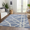 Piper Looms Mayfield Geometric AMF1040 Denim Machine Washable Area Rug Lifestyle Image Feature