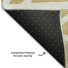 Piper Looms Mayfield Geometric AMF1040 Gold Machine Washable Area Rug Backing Image