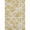 Piper Looms Mayfield Geometric AMF1040 Gold Machine Washable Area Rug main image