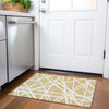 Piper Looms Mayfield Geometric AMF1040 Gold Machine Washable Area Rug Scatter Lifestyle Image Feature