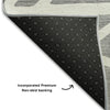 Piper Looms Mayfield Geometric AMF1040 Gray Machine Washable Area Rug Backing Image
