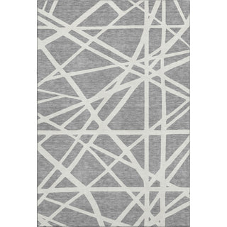 Piper Looms Mayfield Geometric AMF1040 Gray Machine Washable Area Rug main image