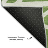 Piper Looms Mayfield Geometric AMF1040 Green Machine Washable Area Rug Backing Image