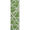 Piper Looms Mayfield Geometric AMF1040 Green Machine Washable Area Rug Runner Main Image