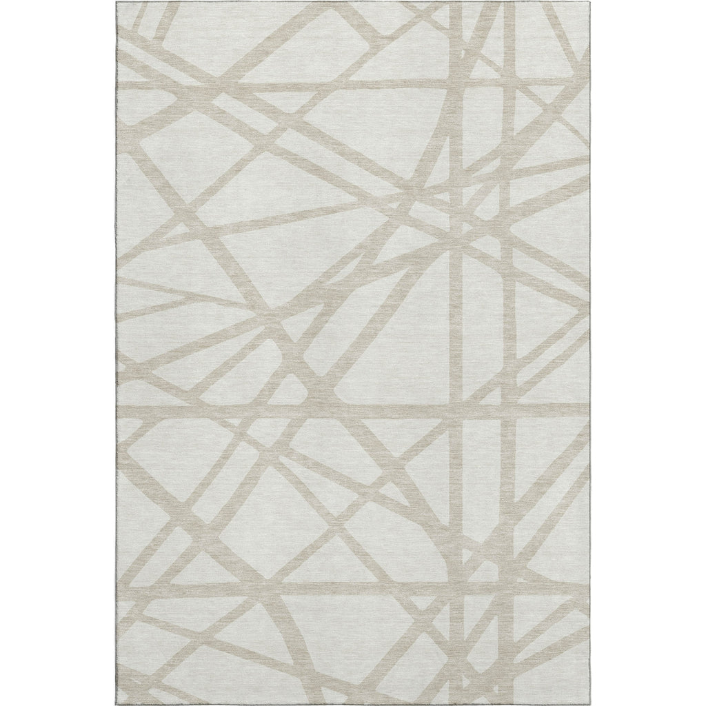 Piper Looms Mayfield Geometric AMF1040 Ivory Machine Washable Area Rug main image